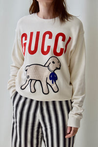 Gucci Sweatshirt With Lamb Applique