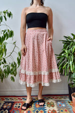 Lace Floral Prairie Skirt