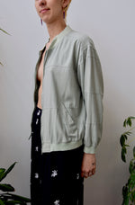 Raw Silk Bomber