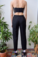 Tapered Wool Trousers