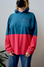 Nineties Champion Colour Block Hoodie