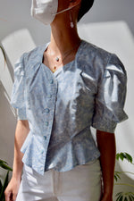 Puff Sleeve Cotton Prairie Top