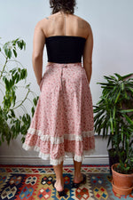 Lace Floral Prairie Skirt