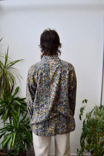 Italian Designer Floral Button Up