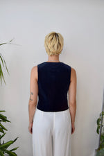 Seventies Velvet Vest