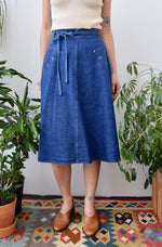 Seventies "Levis" Denim Wrap Skirt