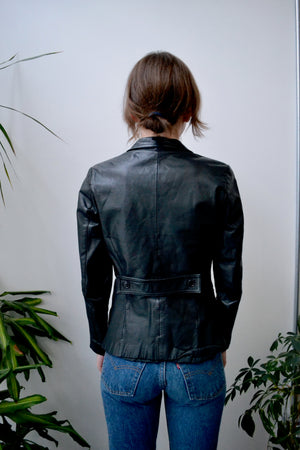 Leather Blazer