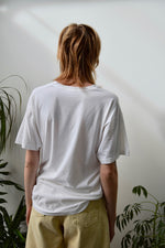 Plain White Single Stitch Tee