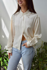 Pearl Silk Blouse