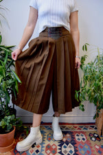 Eighties Pleated Culottes