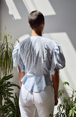 Puff Sleeve Cotton Prairie Top