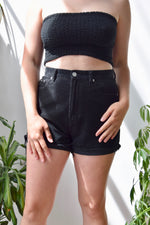 Calvin Klein Black Cord Shorts