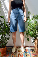 Washed Blue Denim Jorts