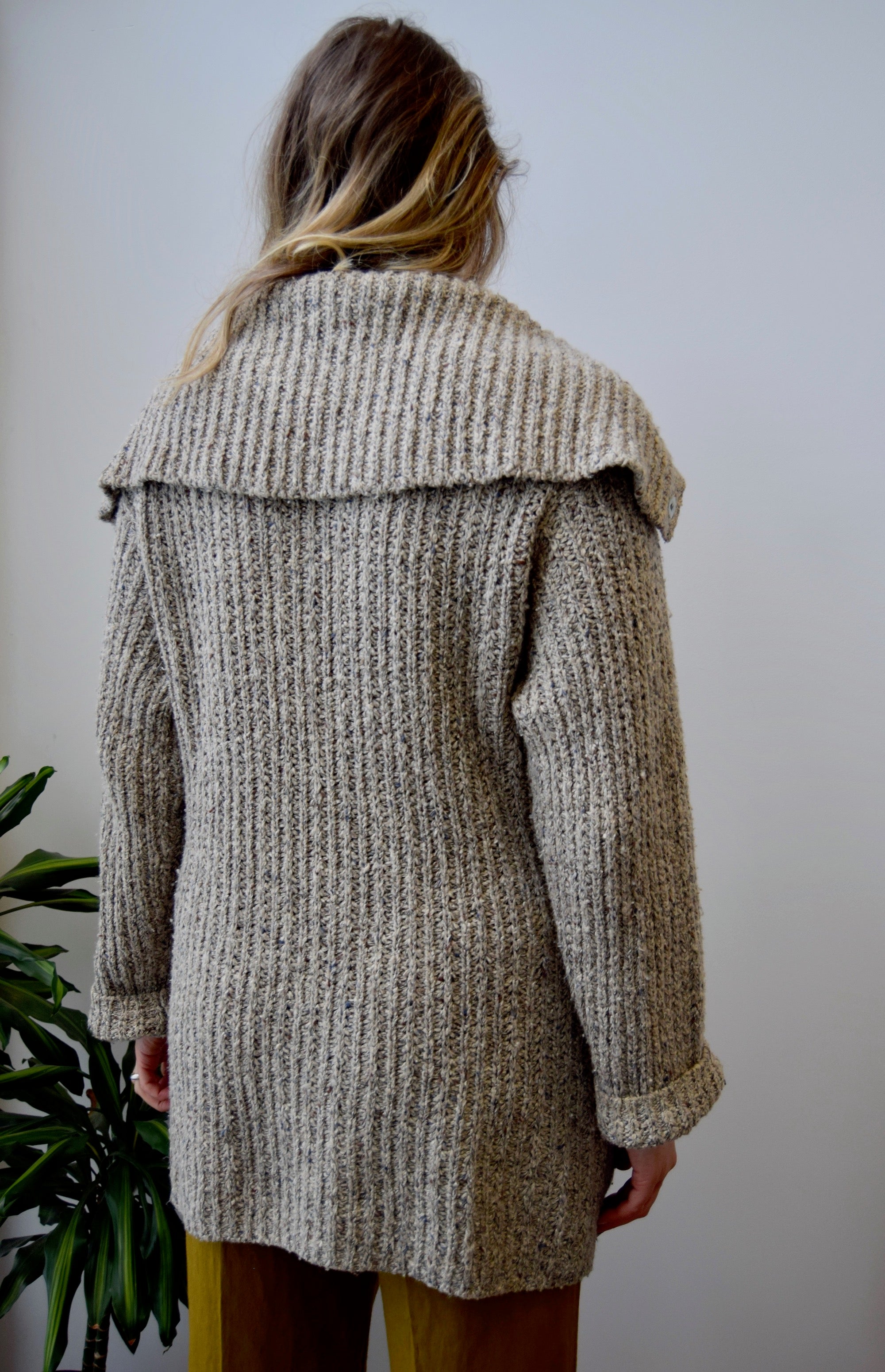 Oatmeal Sweater Coat