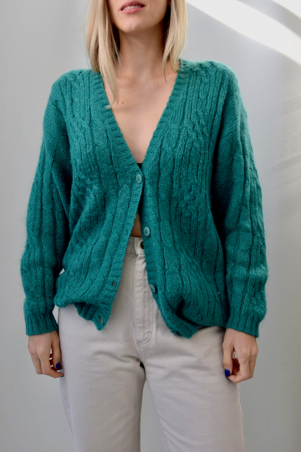 Mohair Grandpa Cardigan