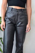 Leather Ranch Pants