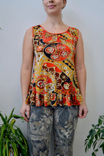 Baroque Print Seventies Top
