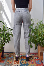 Vintage Stonewash Cargo Jeans
