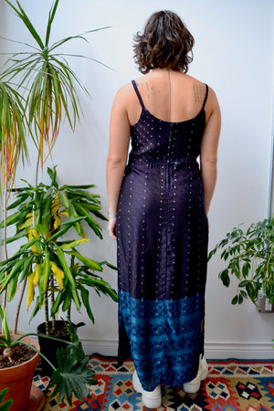 Embroidered Silk Dress