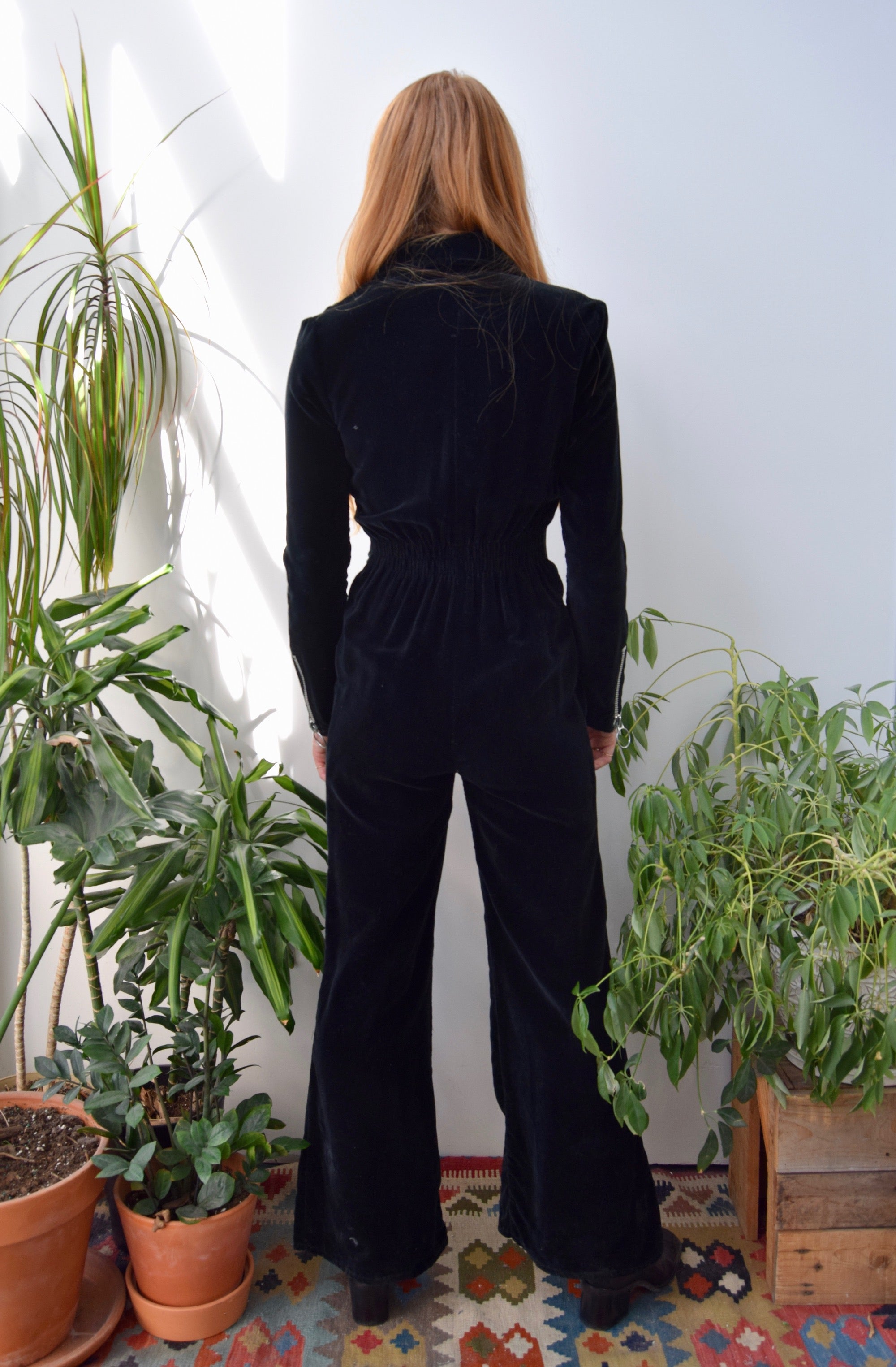 Charlie's Angels Velvet Pantsuit