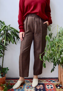 French Speckled Wool Trousers