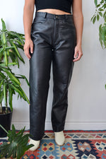 Leather Ranch Pants