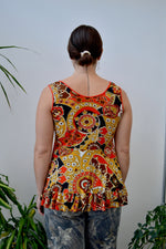 Baroque Print Seventies Top