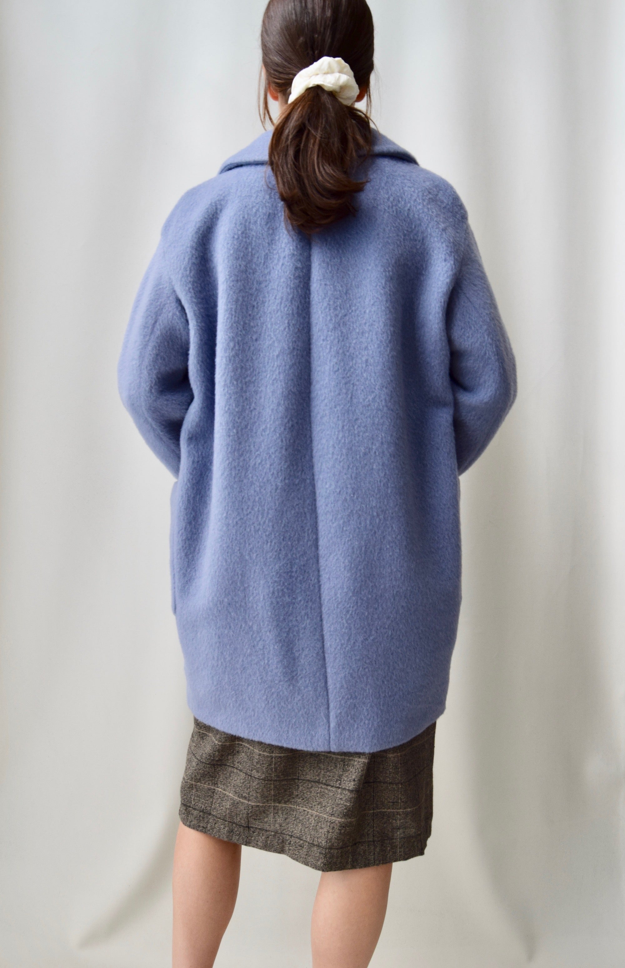 Periwinkle "Weekend Max Mara" Wool Coat
