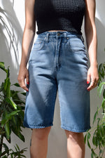 Washed Blue Denim Jorts