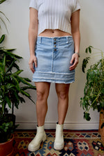 00's Raw Edge Denim Skirt