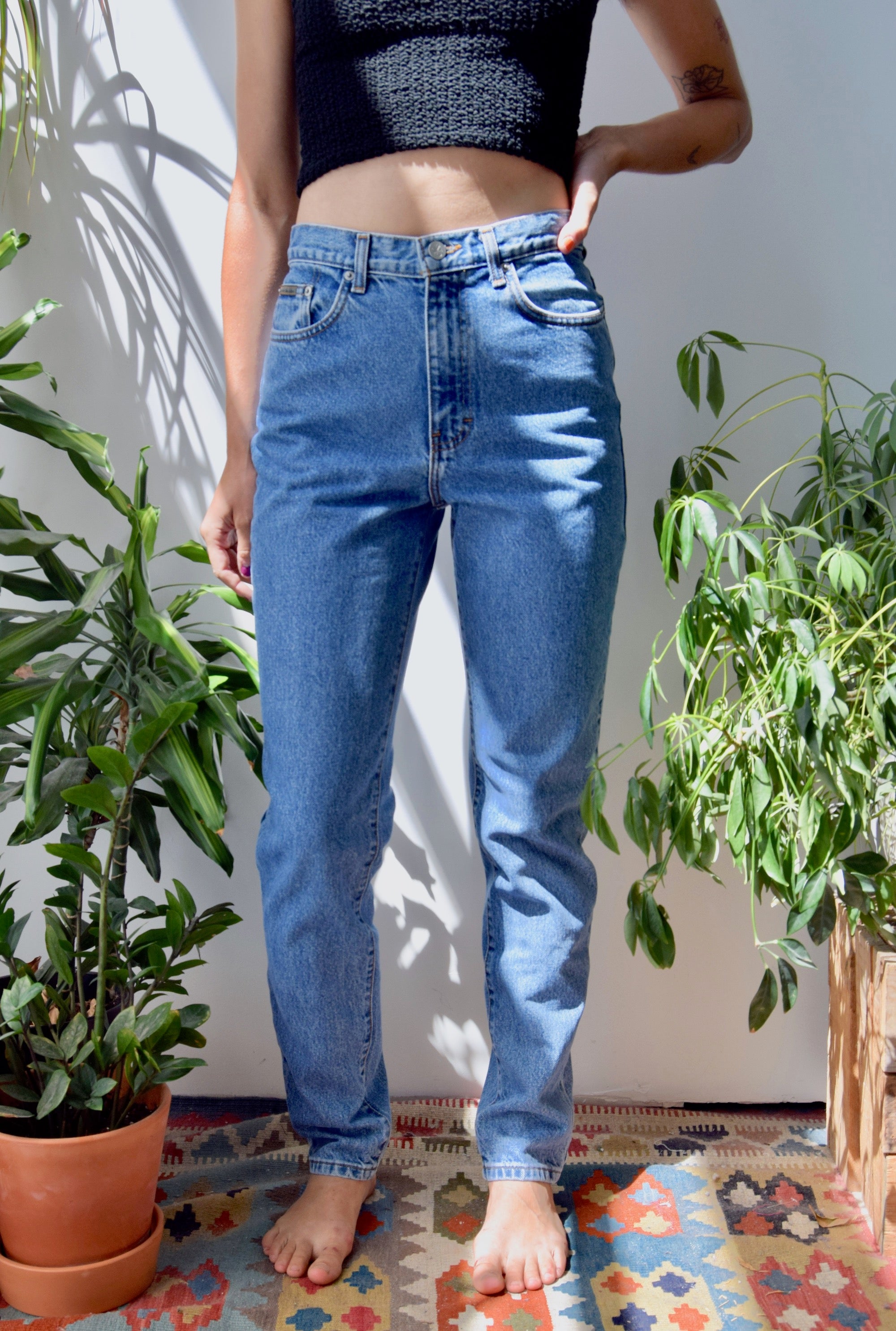 90s Calvin Klein Mid Wash Jeans