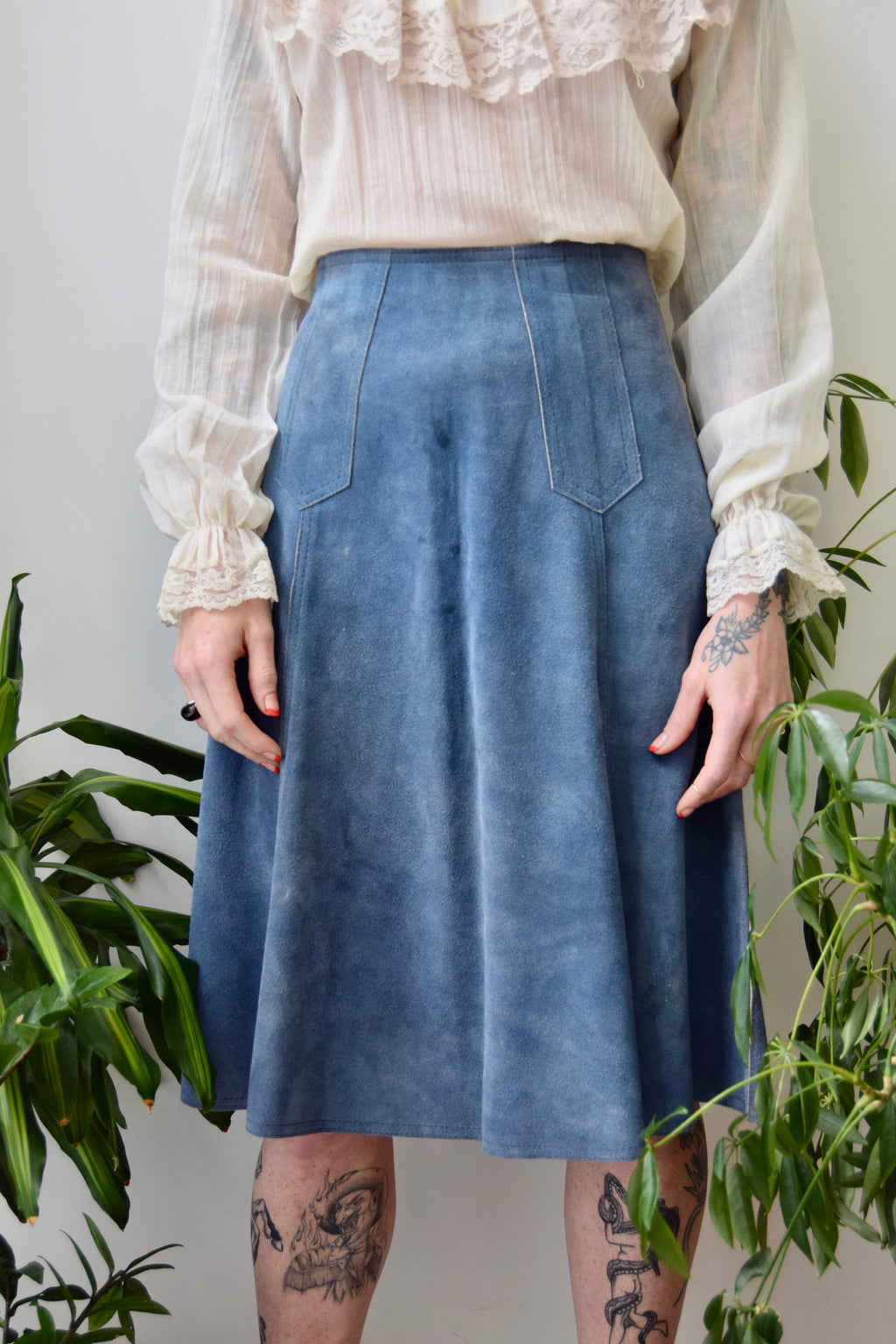 Seventies Suede Skirt