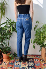 Eighties Pleated Bootcut Jeans