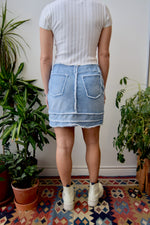 00's Raw Edge Denim Skirt