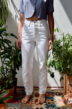 Levis 17501 White Tapered Jeans