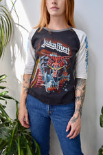 Vintage 1984 Judas Priest Baseball Tee