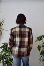 Fifties Plaid Wool Coat