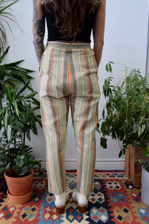 Textured Citrus Trousers