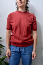 Red Raglan Sweatshirt Tee