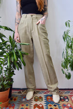 Perfect Beige Linen and Cotton Trousers