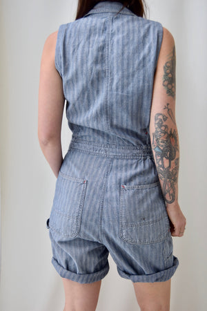 Vintage Penney's Big Mac Cut Off Sleeveless Coveralls