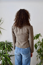 Vintage Fitted Wool Blazer