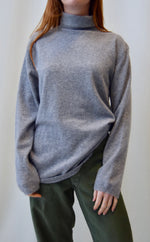 Grey Cashmere Turtleneck