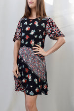 Nineties Flirty Floral Dress