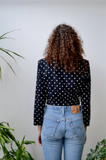 Polka Dot Blazer Blouse