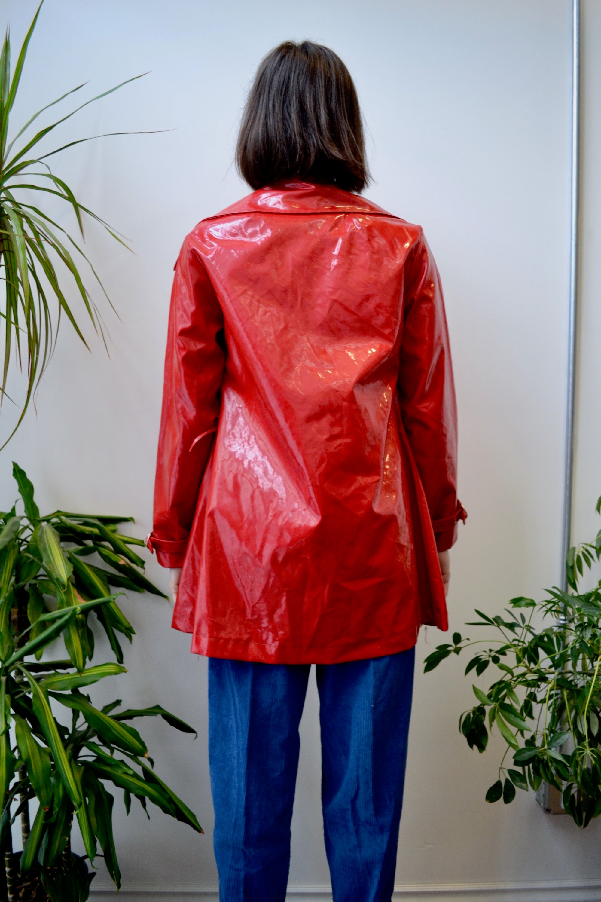 Sixties Vinyl Raincoat