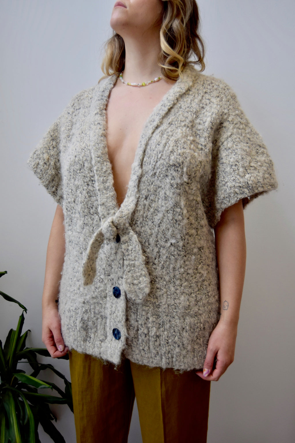 Textured Knit Cardigan