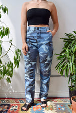Blue Camo Cargos