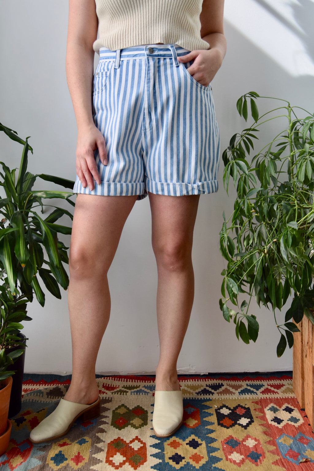 Nineties Hickory Striped Shorts