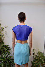 Electric Blue Rave Top